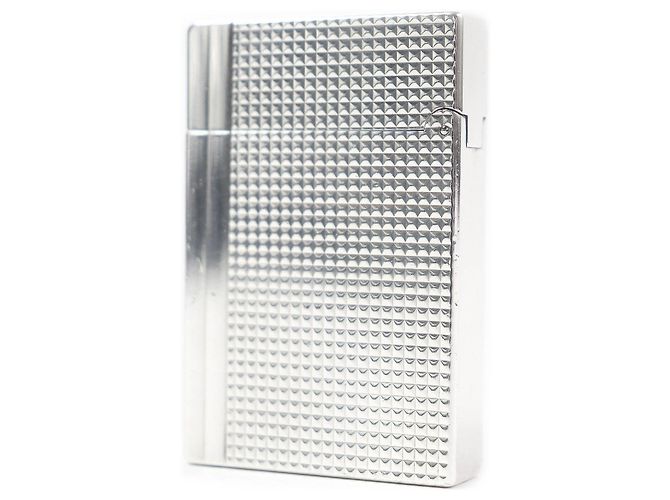 Autre Marque Dupont Gatsby Diamond Head Silver Feuerzeug Silber - Ansicht 2