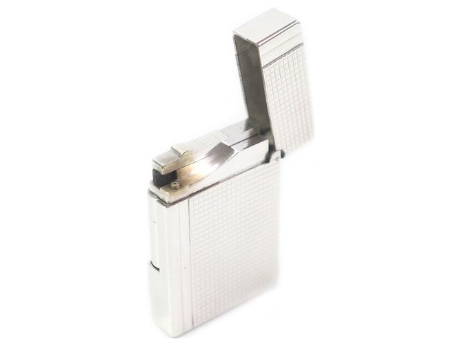 Autre Marque Dupont Gatsby Diamond Head Silver Feuerzeug Silber - Ansicht 3