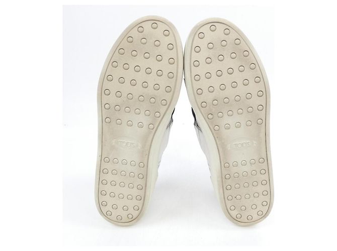 Baskets Tod's Noir Blanc - vue 4