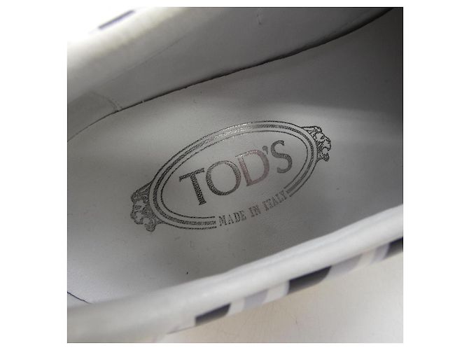 Baskets Tod's Noir Blanc - vue 6