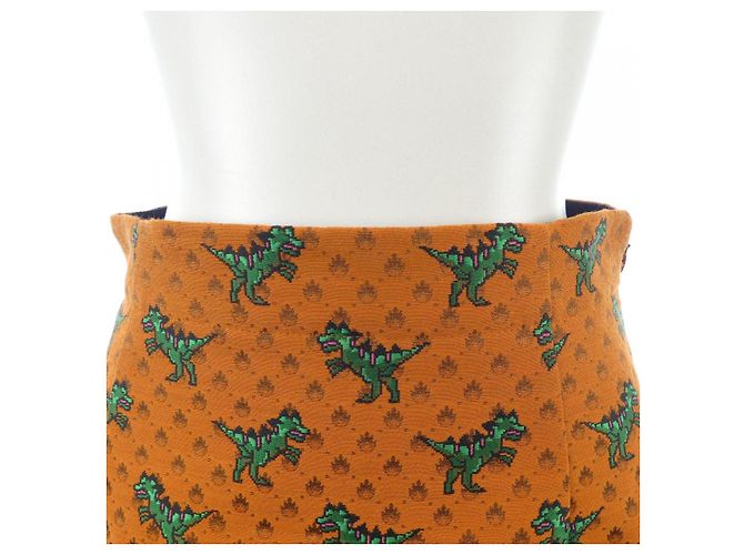 Autre Marque Gonna Christian Dior Arancione - vista 5