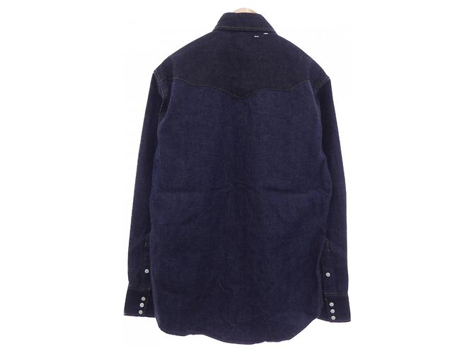 Autre Marque Camicia Wrangler S9093 Blu - vista 2