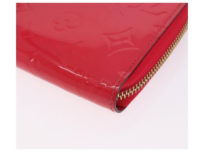 LOUIS VUITTON Monogram Vernis Zippy Long Wallet Pink M93058 LV - vista 14