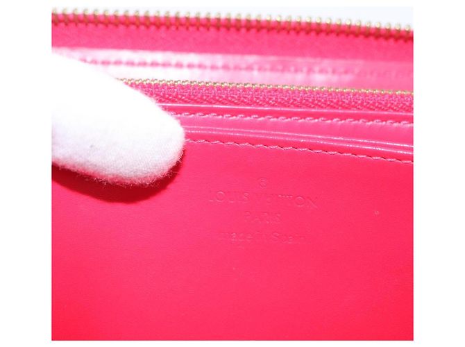 LOUIS VUITTON Monogram Vernis Zippy Long Wallet Pink M93058 LV - vista 17