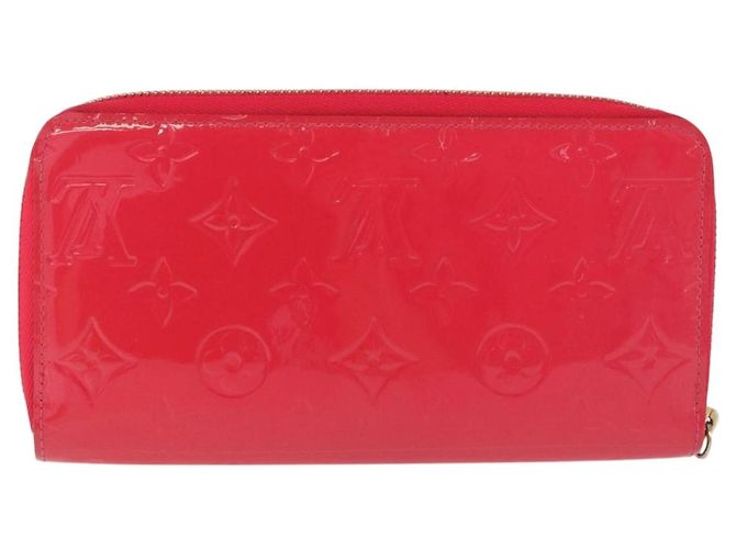 LOUIS VUITTON Monogram Vernis Zippy Long Wallet Pink M93058 LV - vista 2