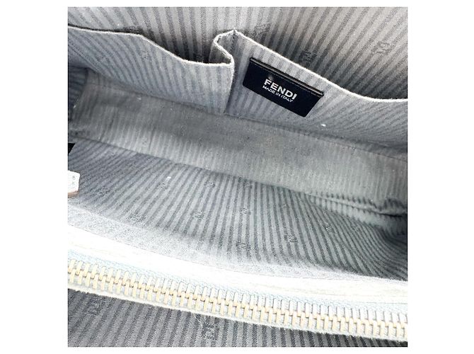 Fendi 2Jours Leather Medium Blau - Ansicht 5
