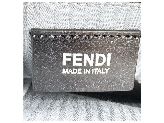 Fendi 2Jours Leather Medium Blau - Ansicht 6
