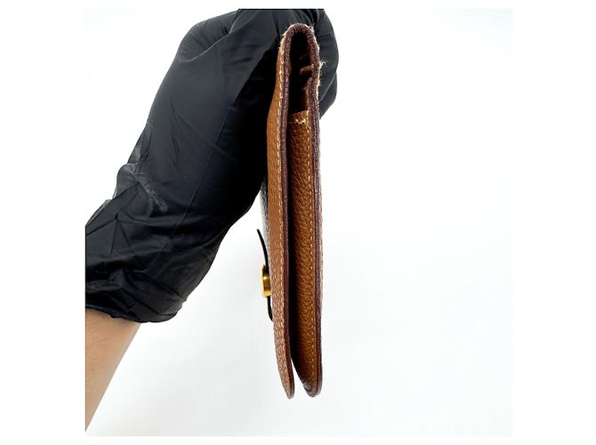 Hermès Hermes Dogon Compact Leather Braun - Ansicht 3