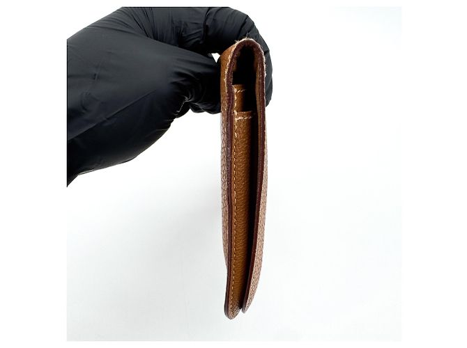 Hermès Hermes Dogon Compact Leather Braun - Ansicht 4