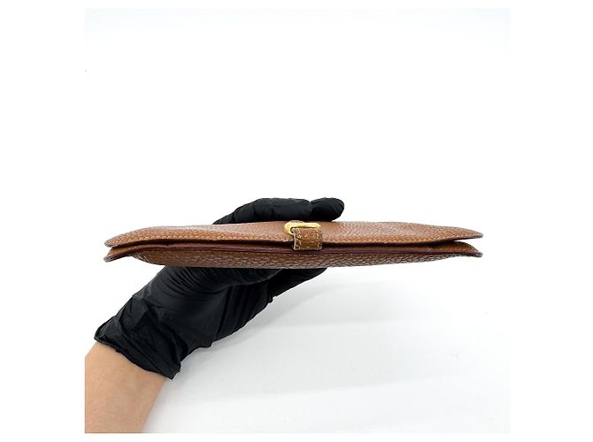 Hermès Hermes Dogon Compact Leather Braun - Ansicht 7