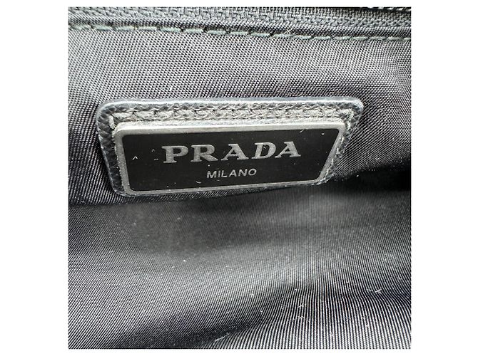 Prada Technical Zip Tessuto Small Bordeaux - Ansicht 6