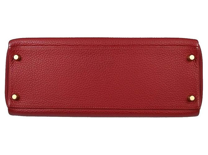 Hermès Hermes Kelly Red Togo mit Gold Hardware 32 Rot - Ansicht 3