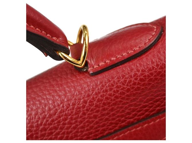 Hermès Hermes Kelly Red Togo mit Gold Hardware 32 Rot - Ansicht 7