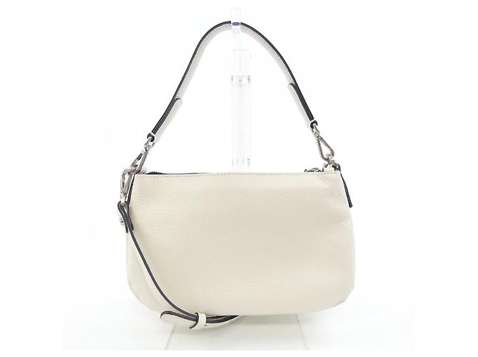 Autre Marque Borsa a mano Gianni Chiarini in pelle bianca Bianco - vista 3
