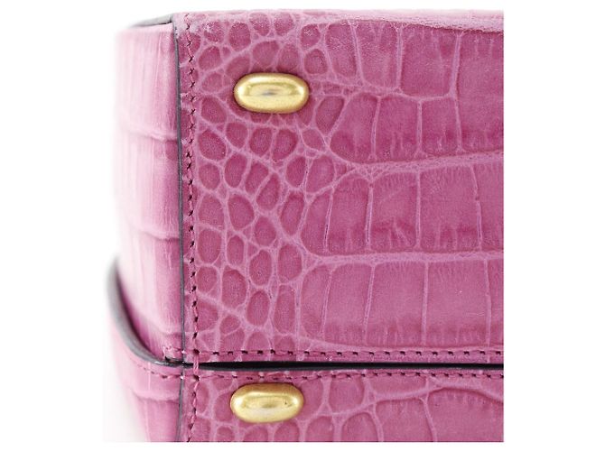 Céline Bolso de piel gofrada Celine Rosa - vista 15
