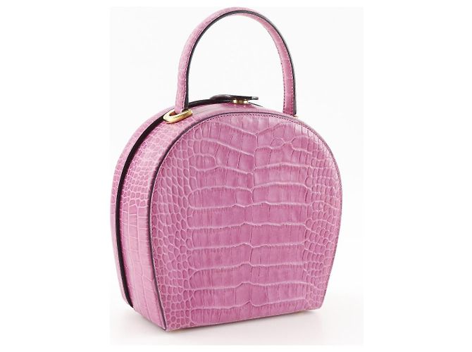 Céline Bolso de piel gofrada Celine Rosa - vista 3