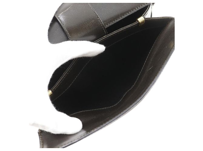 Bally Schultertasche aus Kalbsleder Braun Dunkelbraun - Ansicht 6