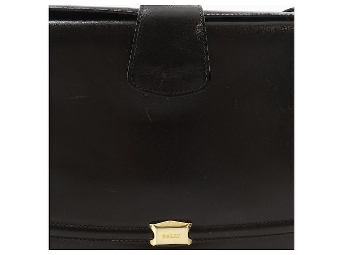 Bally Schultertasche aus Kalbsleder Braun Dunkelbraun - Ansicht 9