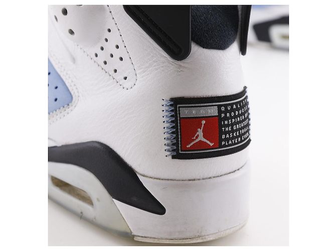 Autre Marque Sneakers Nike AIR JORDAN 6 RETRO Synthetic Bianco Blu chiaro - vista 11