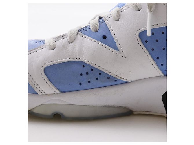 Autre Marque Sneakers Nike AIR JORDAN 6 RETRO Synthetic Bianco Blu chiaro - vista 16