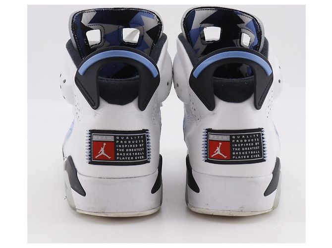 Autre Marque Sneakers Nike AIR JORDAN 6 RETRO Synthetic Bianco Blu chiaro - vista 3
