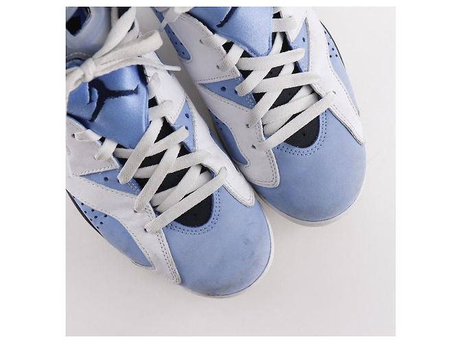 Autre Marque Sneakers Nike AIR JORDAN 6 RETRO Synthetic Bianco Blu chiaro - vista 4