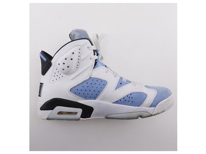 Autre Marque Sneakers Nike AIR JORDAN 6 RETRO Synthetic Bianco Blu chiaro - vista 7