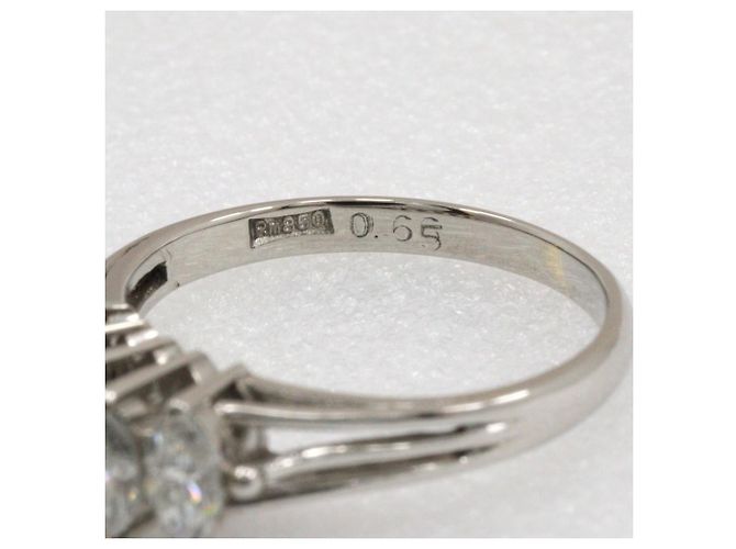 Autre Marque Anello in platino Pt850 e diamanti Argento - vista 6