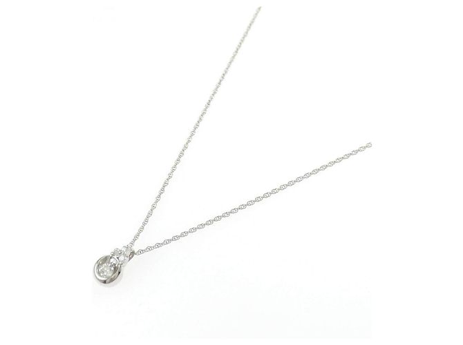 Autre Marque Collar de diamantes Pt900 Pt850 Plata - vista 2