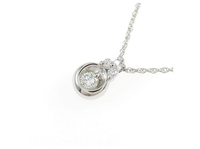 Autre Marque Collar de diamantes Pt900 Pt850 Plata - vista 3