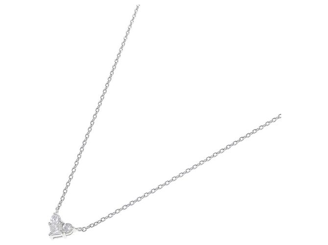 Autre Marque Collar de diamantes Pt900 Pt850 Plata - vista 2