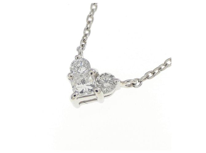 Autre Marque Collar de diamantes Pt900 Pt850 Plata - vista 3