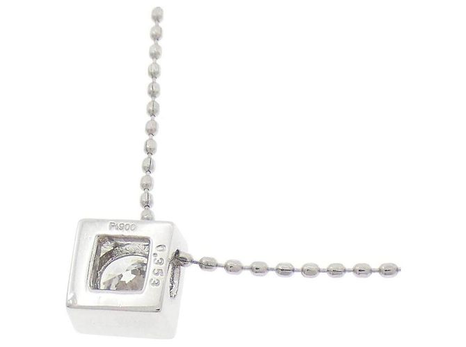 Autre Marque Collar de platino y diamantes Plata - vista 4