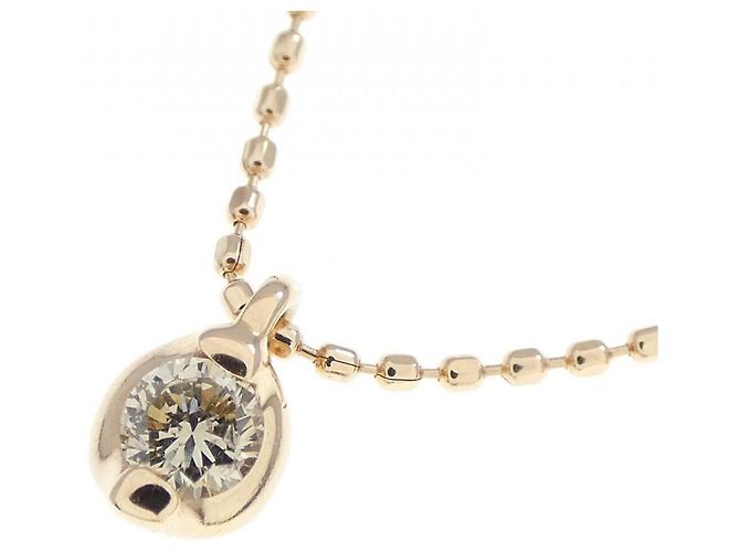 Autre Marque Collana K10 Pink Gold Diamond Rosa - vista 3