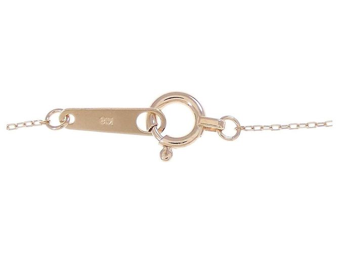 Autre Marque Collana Au750 Fiore e Diamanti Rosa - vista 5