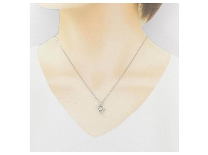 Autre Marque Collar de diamantes Pt900/Pt850 Plata - vista 6