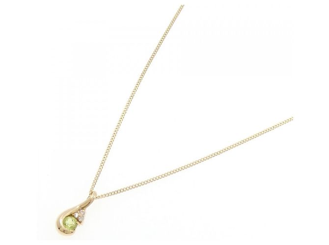 Autre Marque Collana Au750 Peridoto e Diamanti D'oro - vista 2
