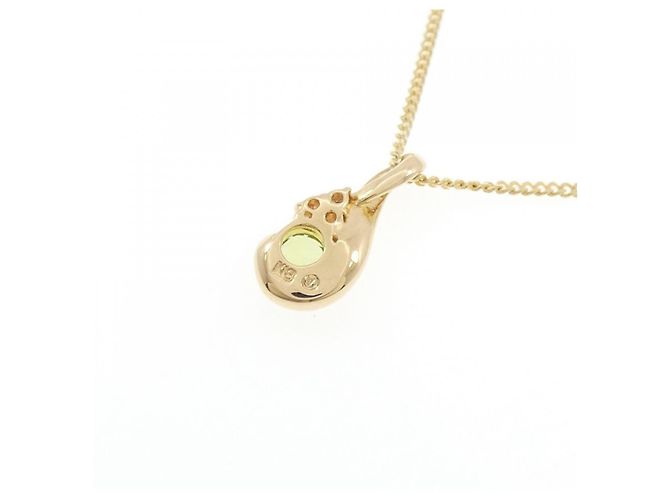 Autre Marque Collana Au750 Peridoto e Diamanti D'oro - vista 4