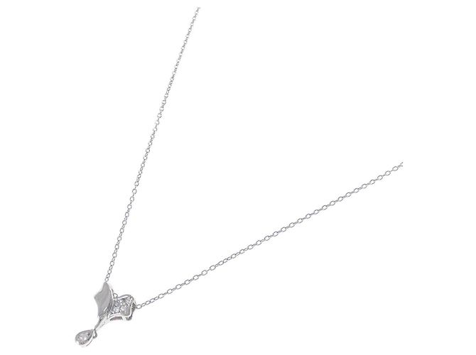 Autre Marque Collana di diamanti Pt900 Pt850 Argento - vista 2