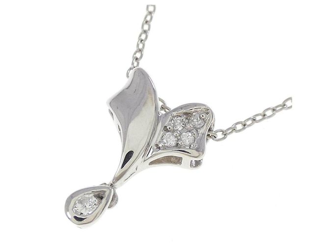 Autre Marque Collana di diamanti Pt900 Pt850 Argento - vista 3