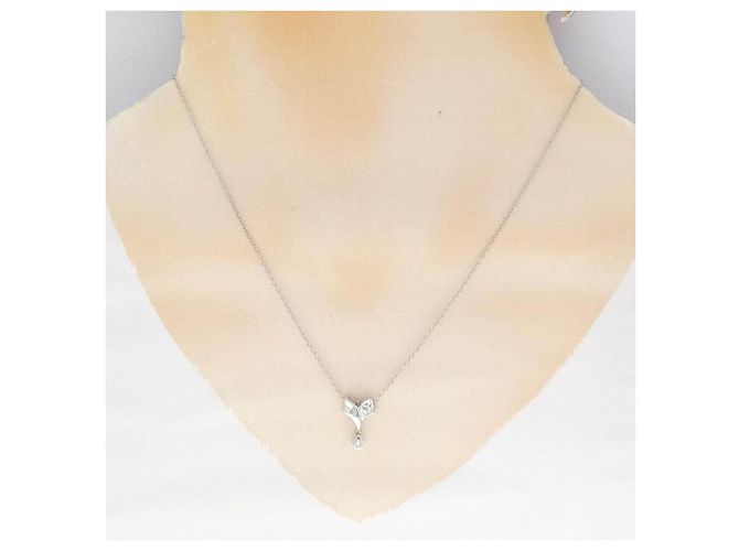 Autre Marque Collana di diamanti Pt900 Pt850 Argento - vista 6
