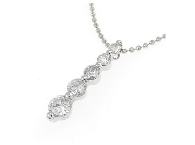 Autre Marque Collar de diamantes Pt900 Pt850 Plata - vista 3