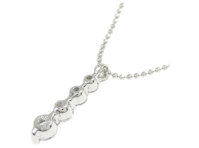 Autre Marque Collar de diamantes Pt900 Pt850 Plata - vista 4