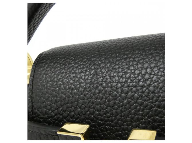 Bolsa Louis Vuitton Capucines MINI Taurillon 2way Preto - vista 4