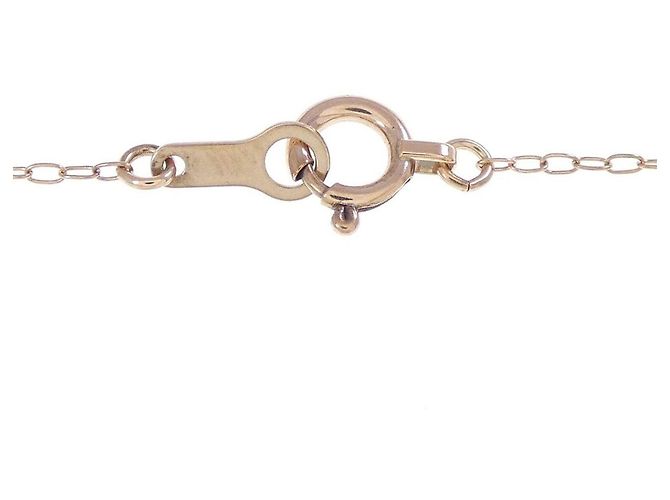 Autre Marque K10 Pink Gold Diamantenhalskette - Ansicht 5