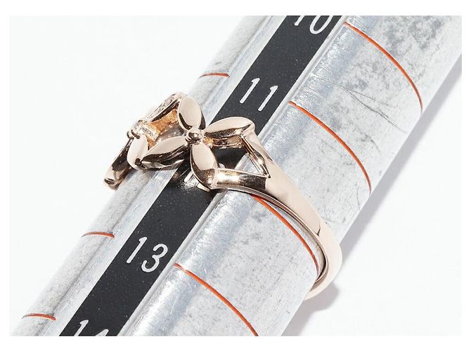 Autre Marque Anello Fiore di Diamanti Au750 Rosa - vista 2