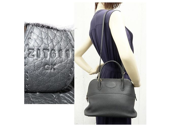 Bolso 2way Hermès Bolide31 Taurillon Clemence Negro - vista 2