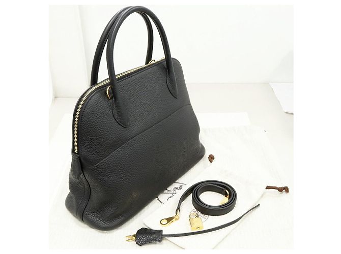 Bolso 2way Hermès Bolide31 Taurillon Clemence Negro - vista 3