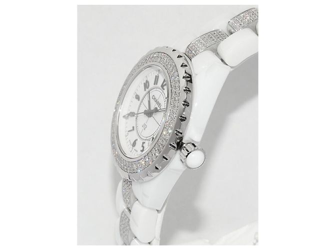 Chanel J12 White Ceramic Blanco - vista 3
