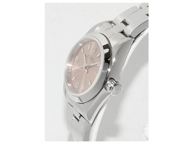 Reloj Rolex Oyster Perpetual de acero inoxidable Rosa - vista 4